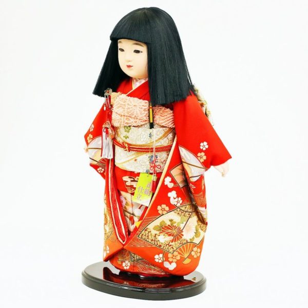 Japanese traditional Ichimatsu doll Standing – Size 13 - Dolls Museum Shop