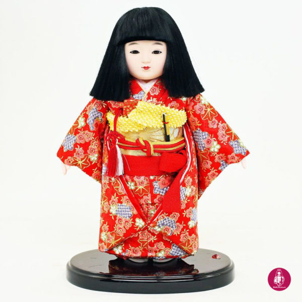 Japanese traditional Ichimatsu doll Standing – Size 6 - Dolls Museum Shop